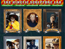 Tablet Screenshot of kineticsculpturelab.com
